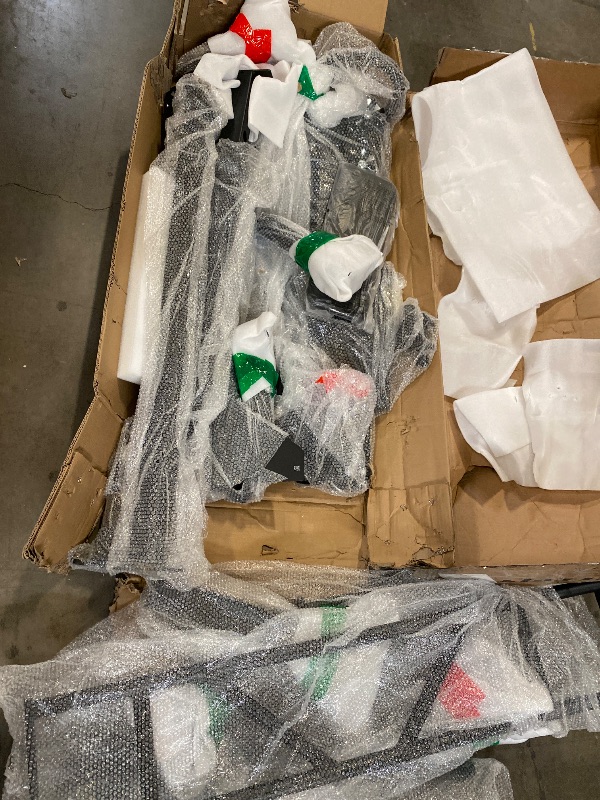 Photo 1 of RitFit M1-C Power Cage with Cable Crossover System, 1600 LBS Capacity Squat Rack with Pull-up Bar, LAT Pulldown and Weight Storage, for Garage Workout & Home Gym