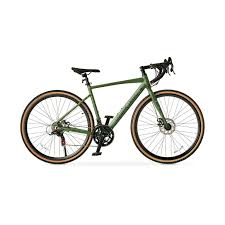 Photo 1 of Ozark Trail 700C G.1 Explorer Drop Bar Gravel Bike, Medium Frame, Fits Riders 5'5" - 5'10", Green, Adult, Unisex