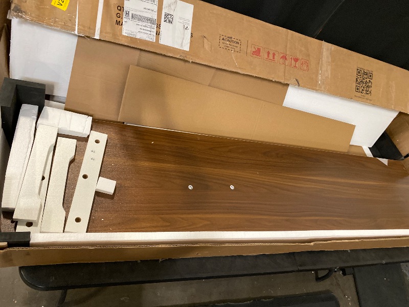 Photo 1 of Hlivelood Extendable TV Stand, Modern Entertainment Center for Up to 120 Inch TV, Wood Reversible TV Media Console with 3 Drawers for Living Room Bedroom, 82-110"(White& Walnut)