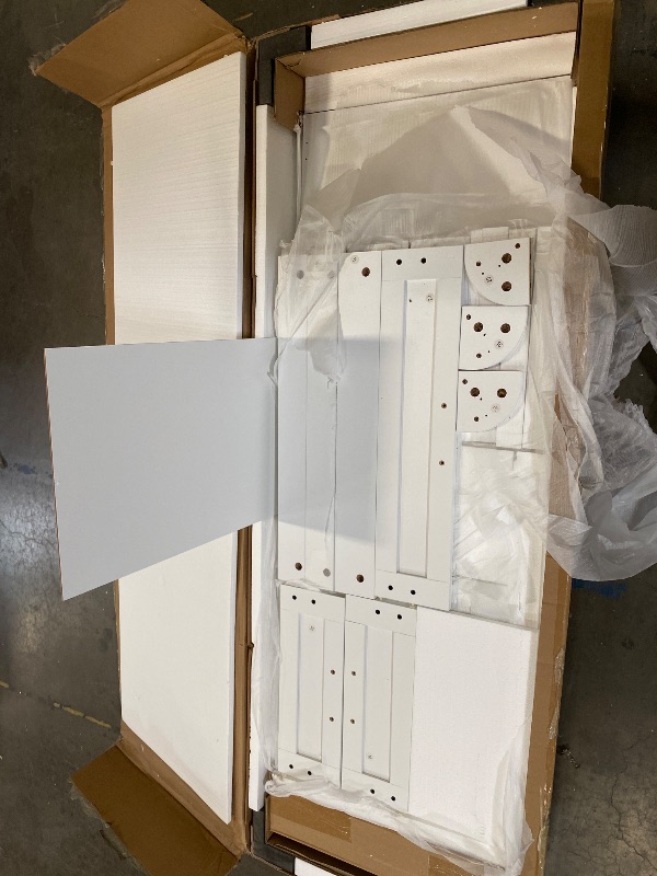 Photo 1 of 63in. White Double Sink Bathroom Vanity with White Quartz Quartz Top