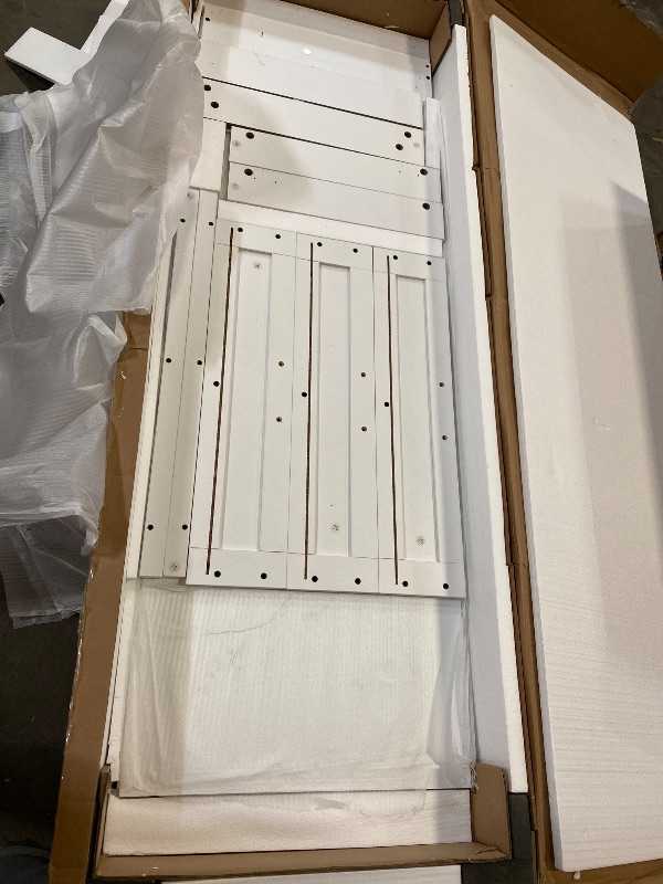 Photo 1 of 63in. White Double Sink Bathroom Vanity with White Quartz Quartz Top
