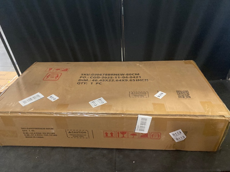 Photo 1 of 2 Glass Doors Armoire Wardrobe Closet with 3 Drawer & LED Light,75"H Wardrobe Closet Clothing Organizer with Hanging Rail for Bedroom