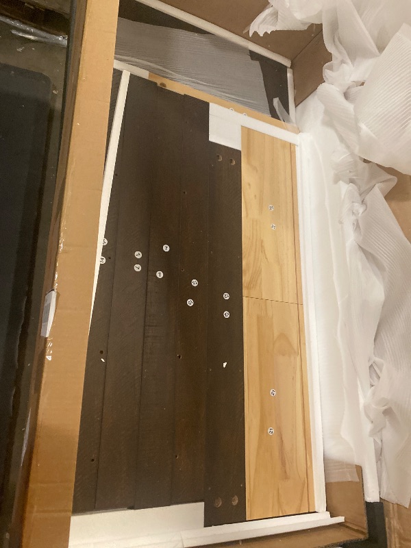 Photo 1 of 2 Glass Doors Armoire Wardrobe Closet with 3 Drawer & LED Light,75"H Wardrobe Closet Clothing Organizer with Hanging Rail for Bedroom