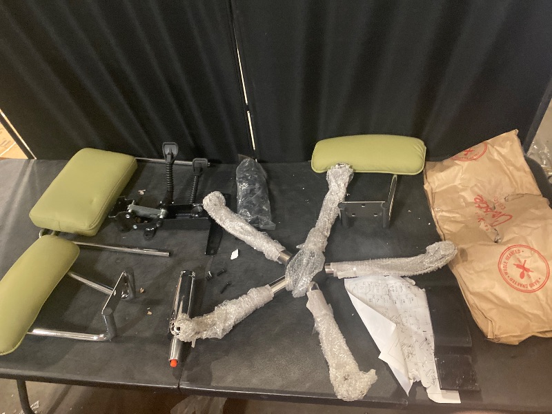 Photo 1 of Executive Office Chair with Footrest, Ergonomic High Back Desk Chair with Lumbar Support, Reclining Leather Chair with Padded Armrest and Wheels for Home Office, Light Blue