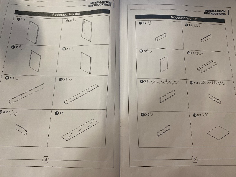 Photo 1 of Vanity Desk with Storage, Lighted Mirror, Adjustable Lighting, Glass Top, Vanity Set with Stool White