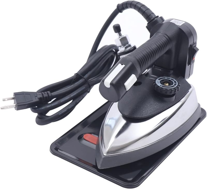 Photo 1 of 1200W Corded Industrial Electric Iron?5-Speed Regulation Tank Industrial Gravity-system Electric Steam Iron, 3L Iron Industrial Steam Iron Machine for Home and Clothing Shops