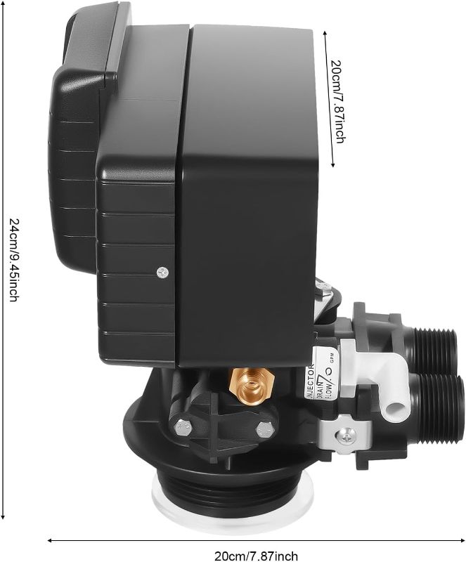 Photo 1 of 5600SXT Water Softener Valve, Digital Control Water Valve-Softener, 110V Whole House 2T/H Flow Rate 2kg easy Pick Up Automatically Operate w/Distributor for Water Purification Equipment