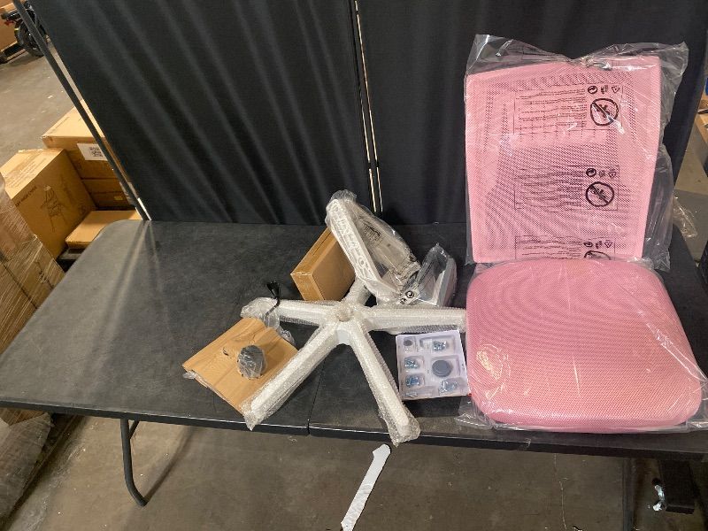 Photo 1 of NEO CHAIR Office Desk Ergonomic Computer Mesh Chair with Lumbar Mid Back Support Adjustable Height Swivel Rolling Wheels Comfy Task Vanity Chair for Home Bedroom Study (Pastel Pink)
Visit the NEO CHAIR Store