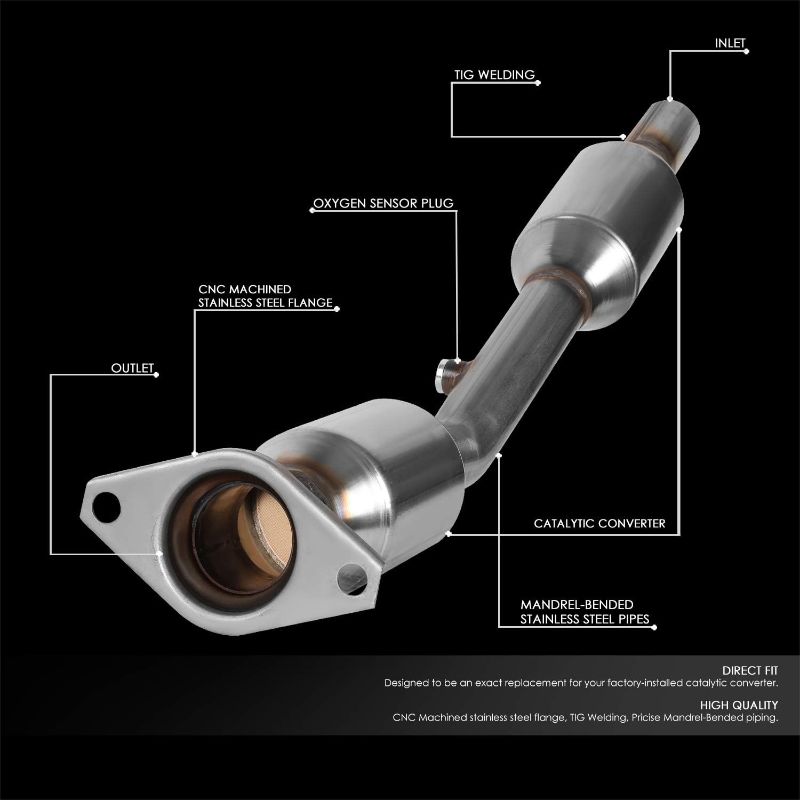 Photo 1 of DNA MOTORING Factory Style Catalytic Converter Compatible with 2004-2009 Toyota Prius, EPA Compliant, OEM-CONV-051