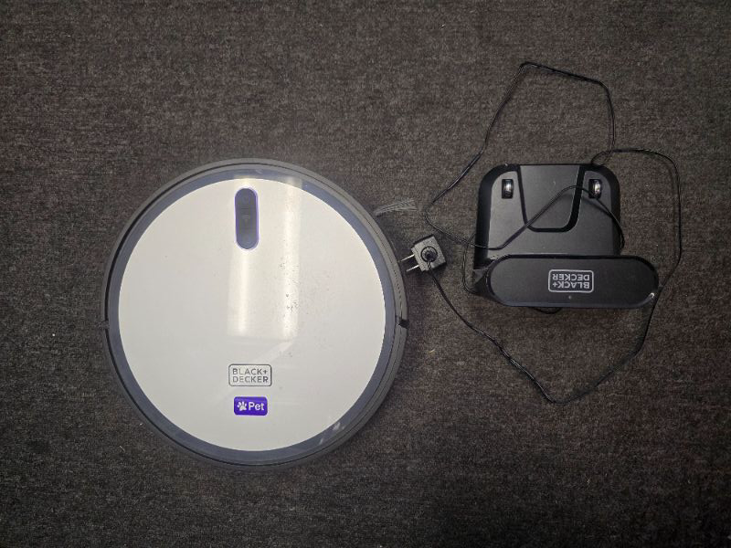 Photo 2 of Black + Decker Pet Robot Vacuum with Mapping Technology