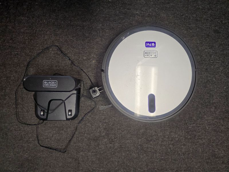 Photo 1 of Black + Decker Pet Robot Vacuum with Mapping Technology