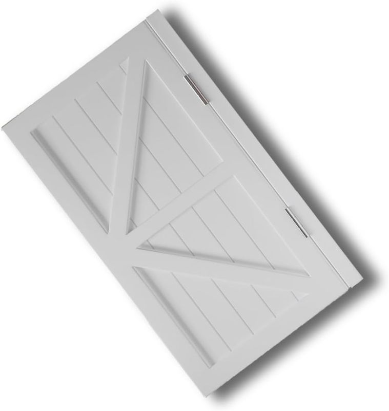 Photo 1 of Saloon Doors 28/30/32 Inch Interior Swinging Door Wood Half Door Modern Cafe Door Swing Door for House Kitchen Bar Doors, with Hardware, Western Style (White,W40xH80cm/15.7x31.5)