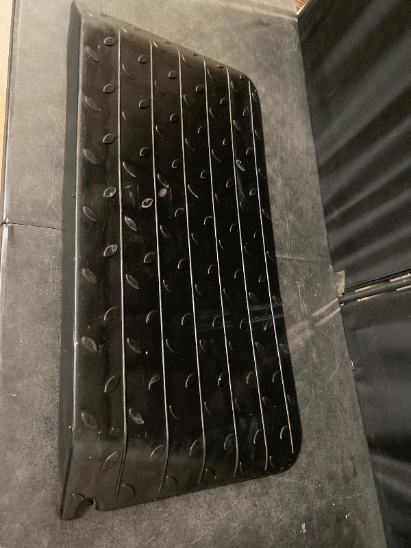Photo 1 of BESEA 2.5" Rise Threshold Ramp Wheelchair Ramp Rubber Curb Ramp for Home Doorways 3.63 Feet Long 2200lbs Load Capacity Power Scooter Ramp