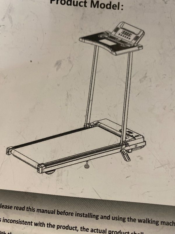 Photo 1 of Walking Pad Treadmill Under Desk,6% Manual Incline,300lbs Capacity,Foldable Portable 2.5HP Mini Treadmill for Home,APP Compatible,Compact Design for Walking Fitness Workout Equipment
Brand: Fasion Trek Run