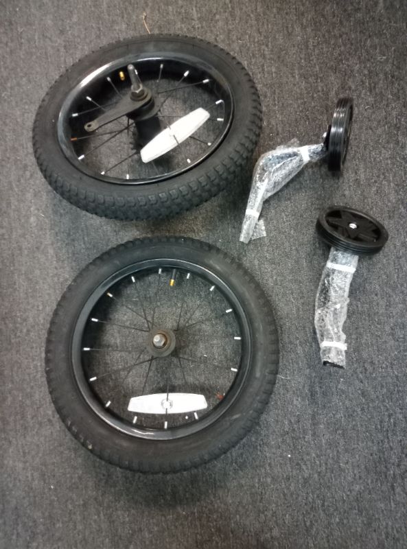 Photo 1 of JOYSTAR 14" Replacement wheels and training wheels