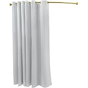 Photo 1 of Fitting Room Clothing Store, Simple Portable Dressing Room Wall-Mounted Changing Room with U Shaped Rod Privacy Screen for forboutique Retail Store Kiosk Shop (Size:80x85x200cm,Color:gray)