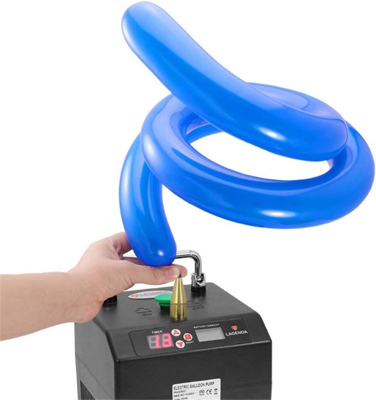 Photo 1 of B231 Electric Air Inflator Singel Nozzle Digital Timer Electric Balloon Inflator