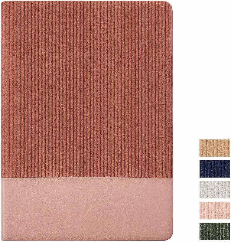 Photo 1 of Dotted Journal Notebook Soft Cover PU Leather Journaling Notebooks for Women Men Writing Work Office School 160 Pages 100 GSM Thick Paper A5 Dotted 80 Sheets 5.79"x8.27", Dark Pink