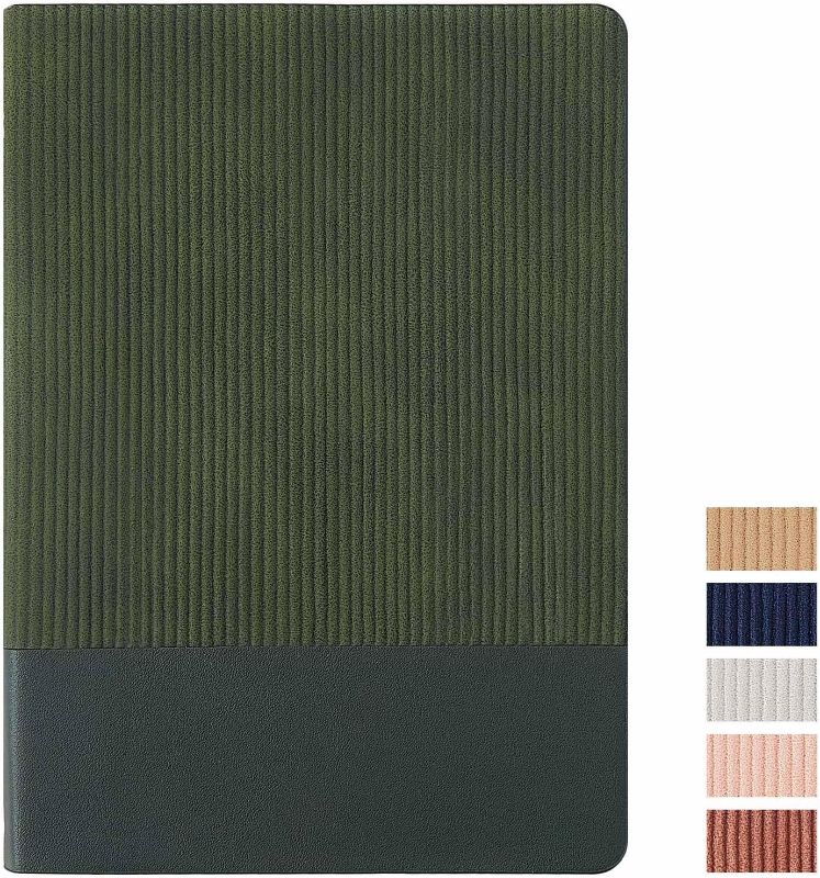 Photo 1 of Dotted Journal Notebook Soft Cover PU Leather Journaling Notebooks for Women Men Writing Work Office School 160 Pages 100 GSM Thick Paper A5 Dotted 80 Sheets 5.79"x8.27", Dark Green