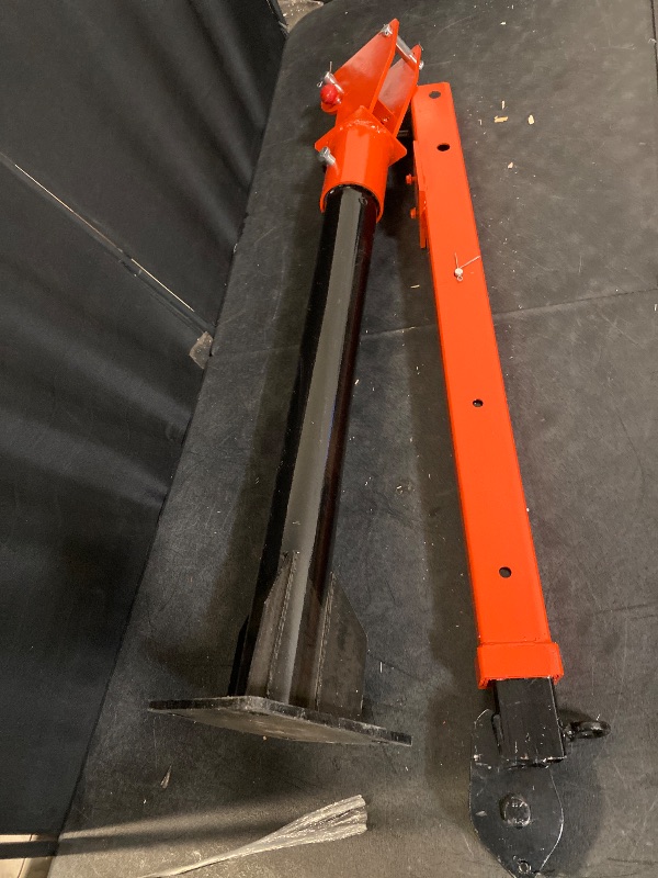 View 3 of Engine Hoist Folding Truck-Mounted Bed Crane Hoist Lift PickupElectric Winch 4000 lb 12V, Painted Steel Pickup Truck Jib Cranes 360 Sw Electric Hoists