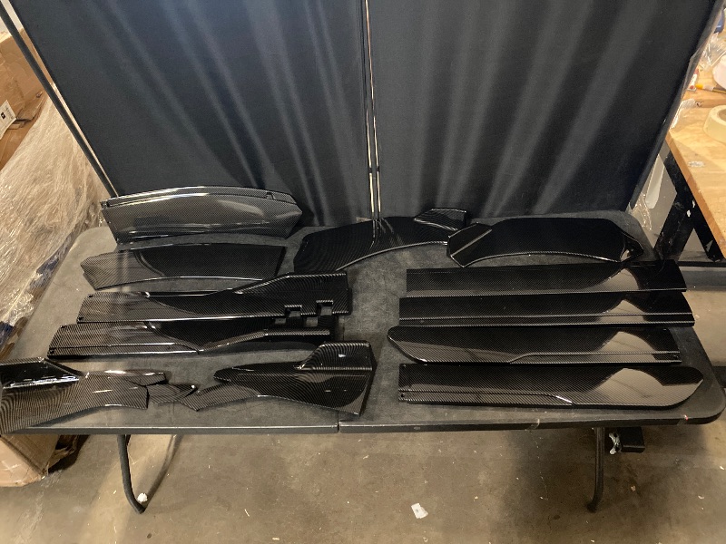 Photo 1 of 3PCS Front Bumper Lip Body Kit Spoiler For Mercedes-Benz CLA-Class W117 2016-2020, Great quality and great Fitment