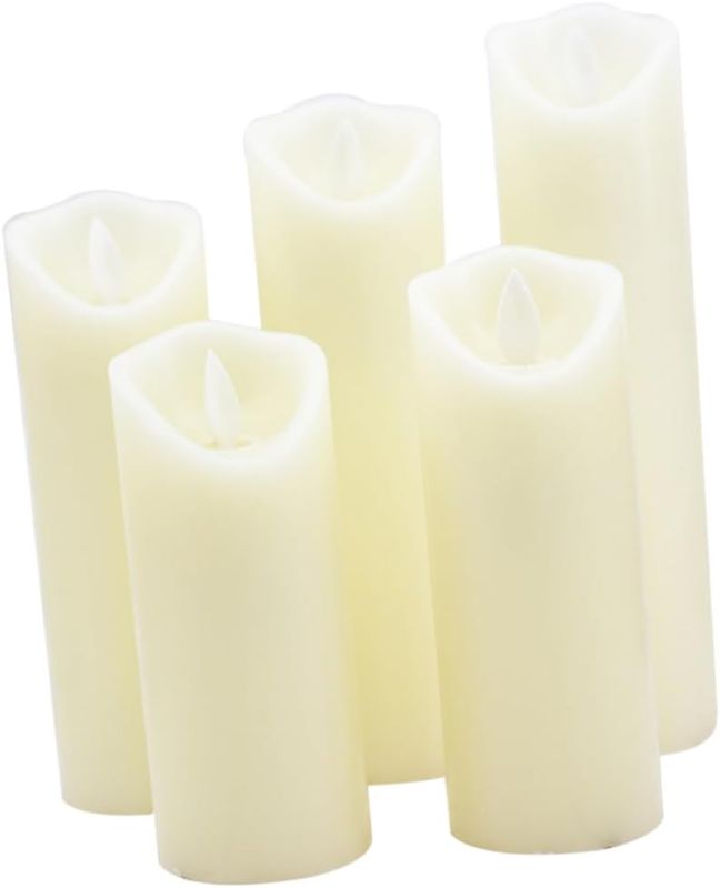 Photo 1 of ARTIBETTER LED Electric Candle Light Flameless Decorative Lamp for Home Decor Wedding Ornaments and Party Use 5-Piece Set Realistic Wax Appearance