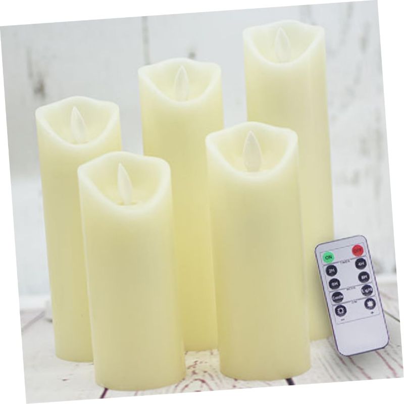 Photo 1 of ARTIBETTER LED Electric Candle Light Flameless Decorative Lamp for Home Decor Wedding Ornaments and Party Use 5-Piece Set Realistic Wax Appearance
