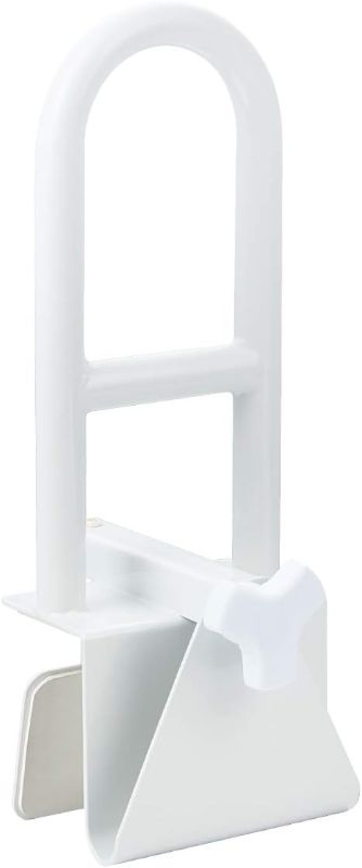 Photo 1 of Butizone Bathtub Safety Rail, Medical Adjustable Tub Grab Bar Handle Clamp Safety Handrail Support for Seniors and Elderly