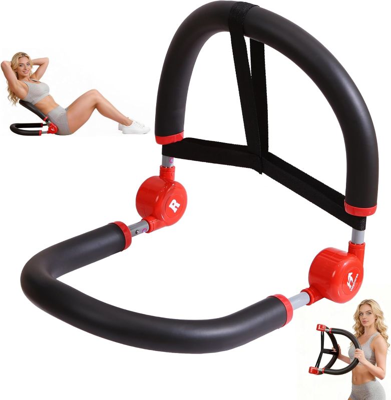 Photo 1 of Ab Machine, Core & Sit Up Exercise Equipment for Office Home Gym, Ab Workout Equipment for Stomach Workout, 3 Resistance Levels, Automatic Rebound, 10 in 1 Ab Trainer Machine
