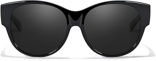 Photo 1 of Belladora Fit Over Sunglasses for Women, Polarized Uv400 Protection Prescription Sunglasses for Car, Beach, Golf(Black)