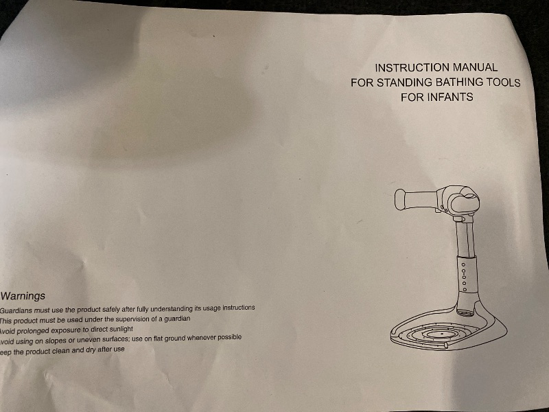 Photo 1 of Baby Shower Stand Support, Adjustable Baby Bath Stand with Anti-Slip Base, Foldable Space Saving Baby Standing Bath Maker Anti-Pinch, Ideal Gift for 6-36 Months
Visit the Fotoumgl Store