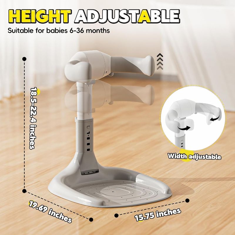 Photo 1 of Baby Shower Stand Support, Adjustable Baby Bath Stand with Anti-Slip Base, Foldable Space Saving Baby Standing Bath Maker Anti-Pinch, Ideal Gift for 6-36 Months
Visit the Fotoumgl Store