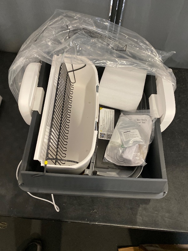 Photo 1 of Taigepets Self Cleaning Litter Box with AutoSafety Sensors for Multiple Cats - Covered Ultra OdorRemoval - Smart APP Control - Compatible On AllWiFi - Electric Robot Safety