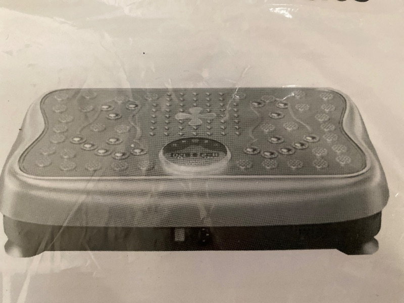 Photo 1 of Whole Body Vibration Platform Machine, Whole Body Vibrating Massager w/Loop Bands, for Weight Loss, Shaping, Wellness, Recovery