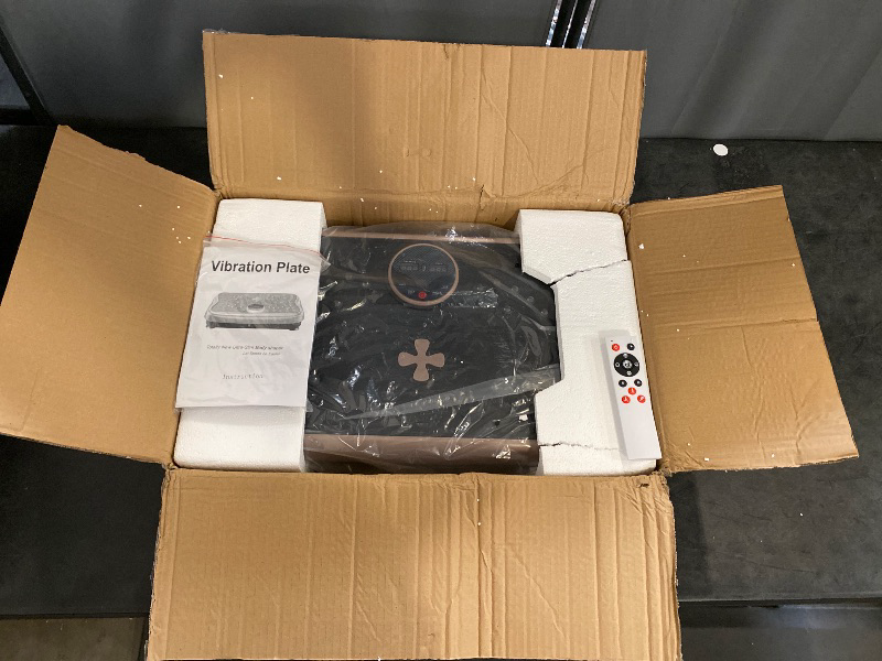 Photo 1 of Whole Body Vibration Platform Machine, Whole Body Vibrating Massager w/Loop Bands, for Weight Loss, Shaping, Wellness, Recovery