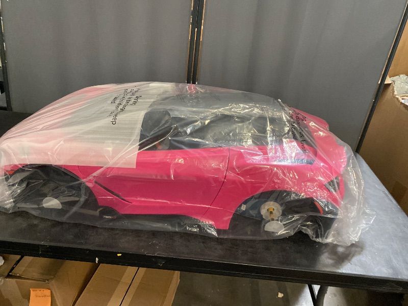 Photo 1 of Kids Ride-on Car Licensed McLaren765LT for 3-6Years Old, Electric car 12V Battery Powered Electric Vehicle, w/Parent Remote, Music Player, LED Lights, Smooth Start, 3 Speeds, Pink