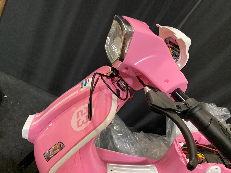 Photo 1 of Kids Motorcycle, 2 Wheel Electric Motorcycle for Girls Ages 8-12, 24V Ride on Toys with Music, Story, Headlight, 3 Speed Options, Up to 60min Ride Time, for Riders up to 143 lbs, Easy Assemble, Pink