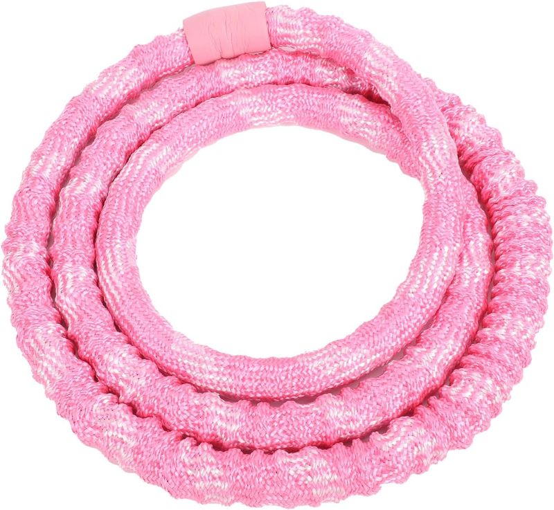 Photo 1 of Haofy Soft Weighted 38-Inch Diameter with Reinforced Spring Core for Reduced Waist Impact Collapsible Fitness Hoop for Small Apartments, Travel, Home Gym Use