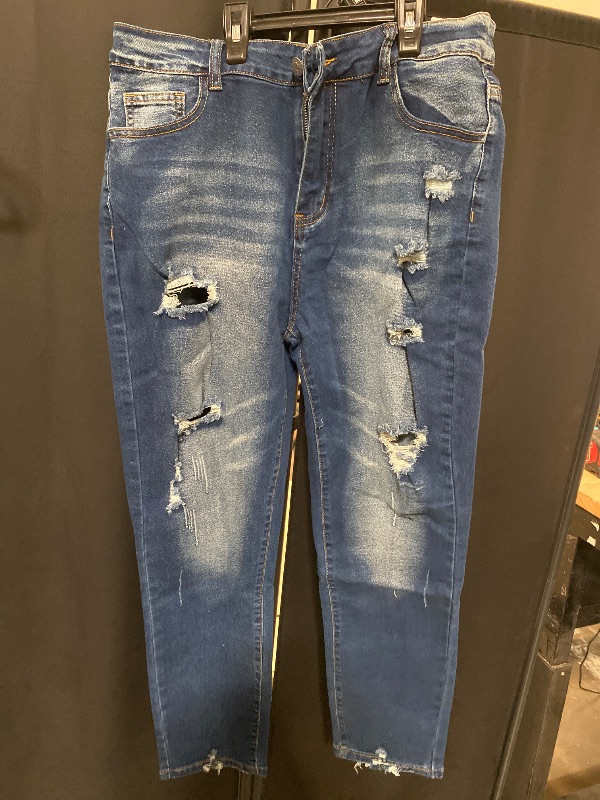 Photo 1 of Size XL kanCan Jeans Womens Mid Rise Distressed Skinny Stretch Blue