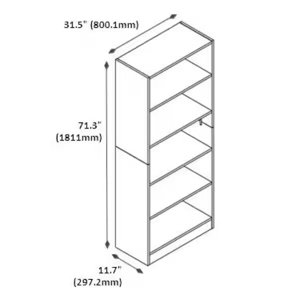 Photo 1 of white 6 cube storage 27 inches tall