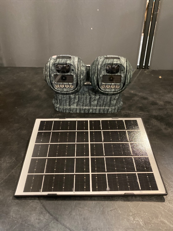 Photo 1 of 4G LTE Cellular Solar Security Camera Wireless Outdoor, No WiFi Security Camera, 2K Cam Built-in SIM Card Unlimited Data Plan, Color Night Vision, 2-Way Audio, 355° Live View, PIR Motion Sensor, IP65