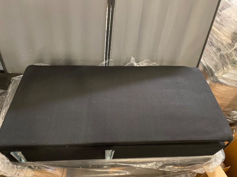 Photo 1 of box 2 of 2 Alden Design Reversible Sectional Sofa with USB & Type-C Ports for Livingroom, Black