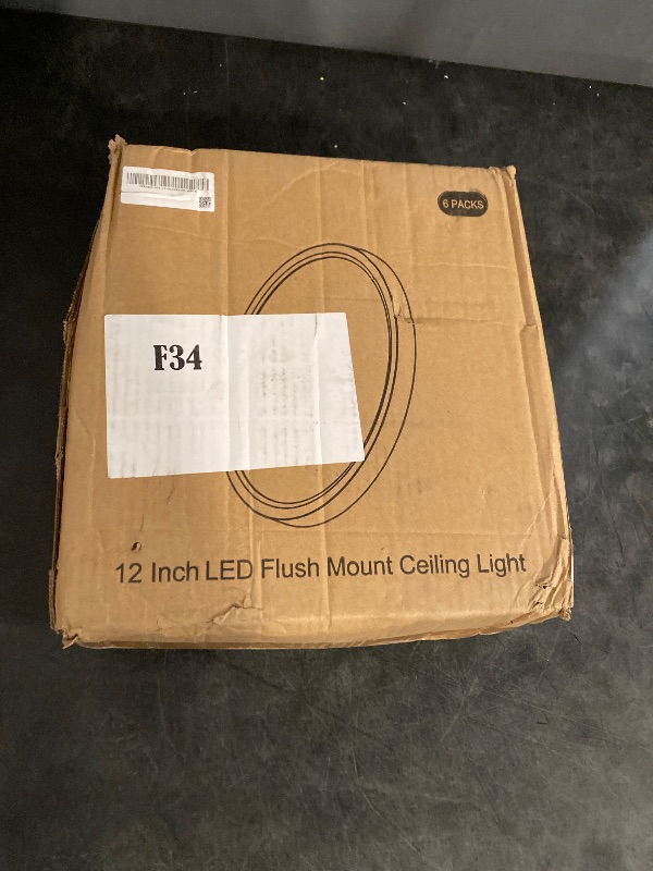 Photo 1 of 6 pack 12 inch LED flush mount celing lights