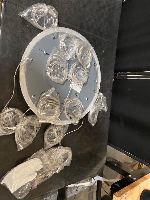 Photo 1 of Ceiling Pendant Light, Modern Crystal Chandelier Lighting LED Pendant Hanging Light Crystal Ball Chandeliers Stair Cristal Chandelier Home Lighting (Color : 14balls-Round)