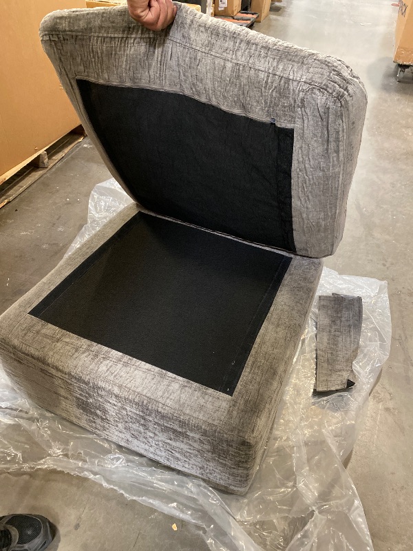 Photo 1 of 36 x 33 Gray cloud ottoman