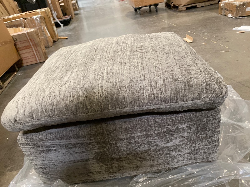 Photo 1 of 36 x 33 Gray cloud ottoman