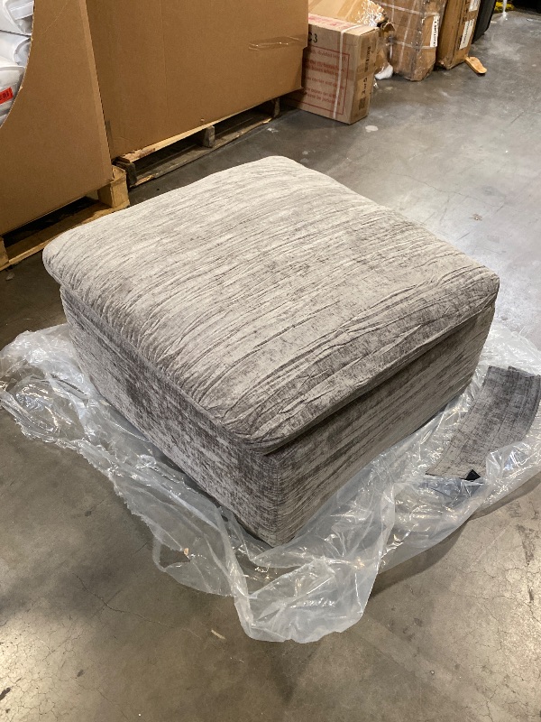 Photo 1 of 36 x 33 Gray cloud ottoman