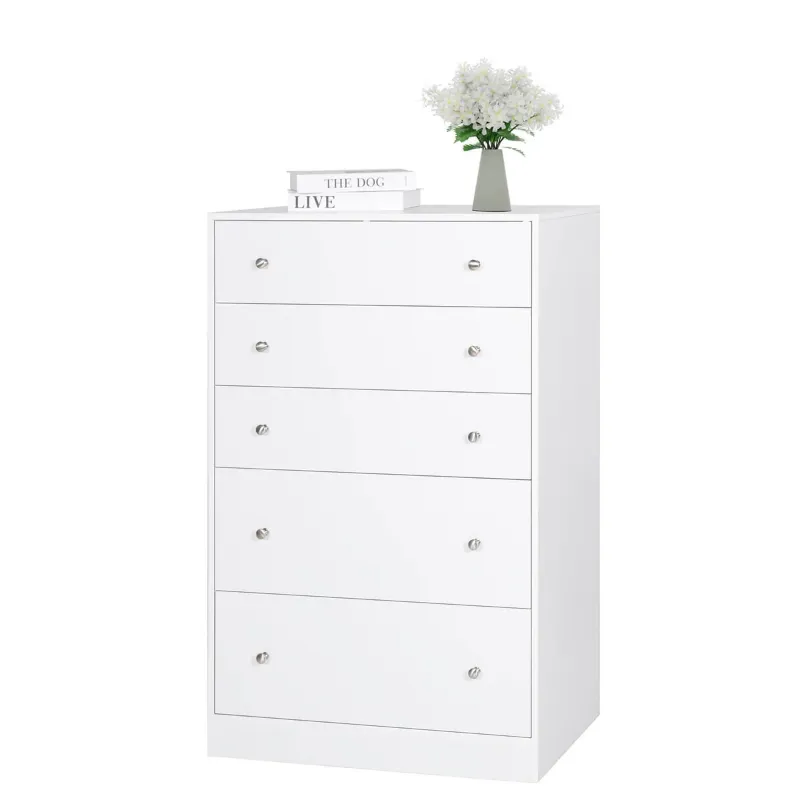 Photo 1 of VEIKOUS White 5 -Drawer 30.0-in W Standard dresser