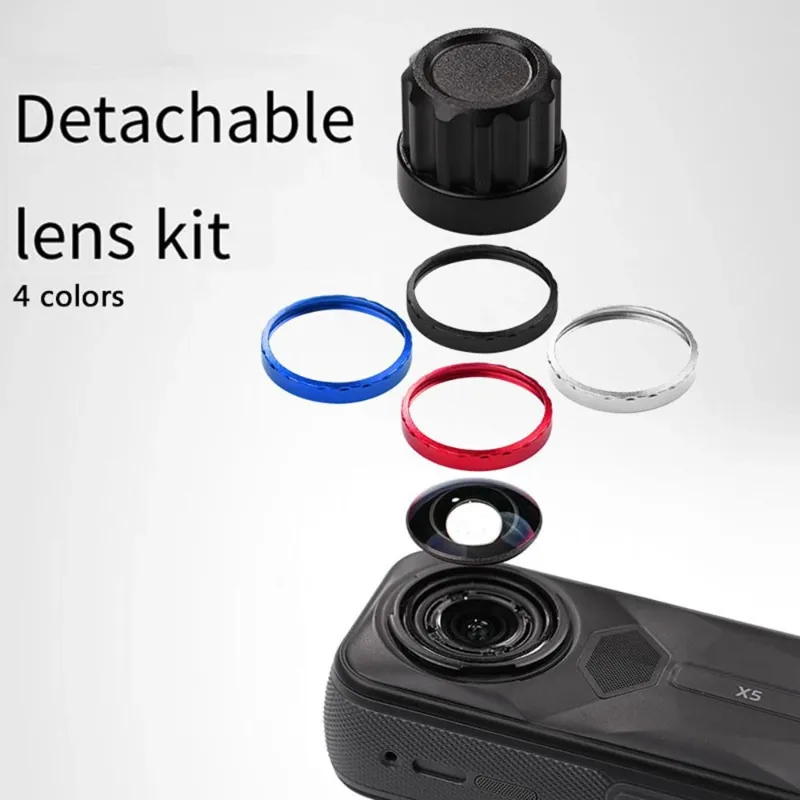 Photo 1 of Camera Lens Accessory Kit for Insta360 X5 Action Camera Tempered Glass
