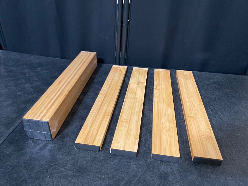 Photo 1 of 4 PCS Bamboo Kitchen Drawer Dividers, Adjustable Drawer Organizers